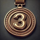 Бронзов медал badge
